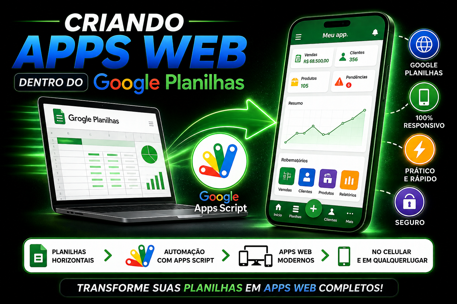 Criando Apps Web com Google Planilhas